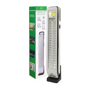 Lampara recargable con panel solar, 38 led y tres modos de iluminació…
